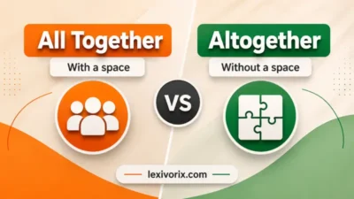 All Together vs Altogether