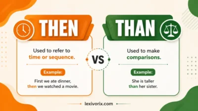 Then vs Than