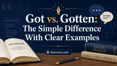 got vs gotten