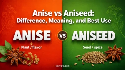anise vs aniseed