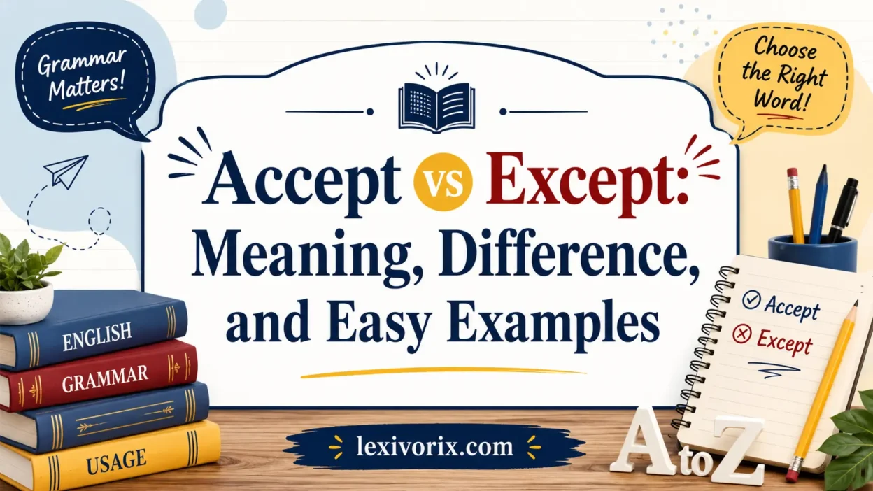 accept vs except