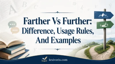 farther vs further