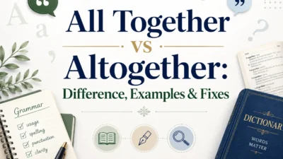all together vs altogether