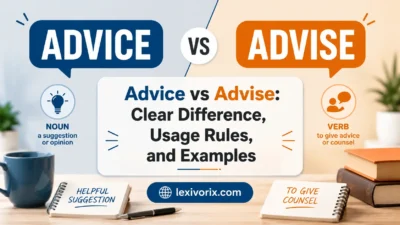 advice vs advise
