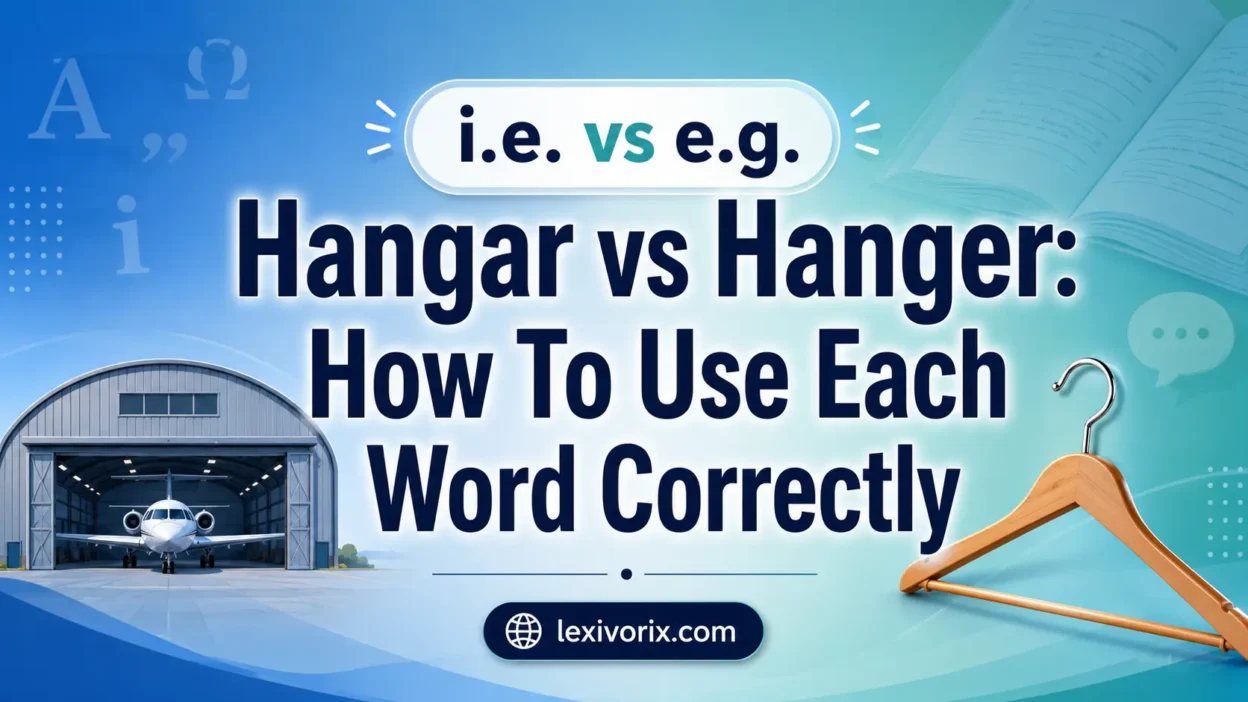 hangar vs hanger