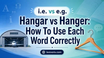 hangar vs hanger